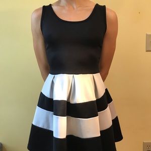 Black and white stripe Wet Seal dress
